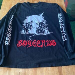 Size XL oversized boygenius rat shirt